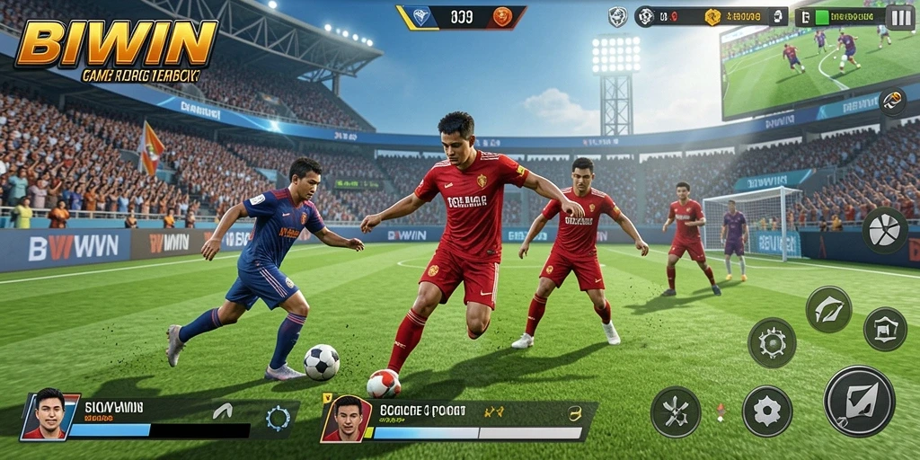 Menampilkan gameplay mendebarkan dari pertandingan olahraga di BIWIN.