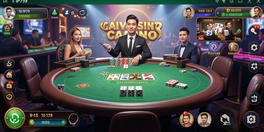 Tampilan gameplay Live Casino yang menarik di RP79.
