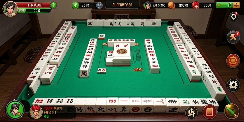 Gameplay seru Mahjong di SUPERWD666 dengan grafis menarik.