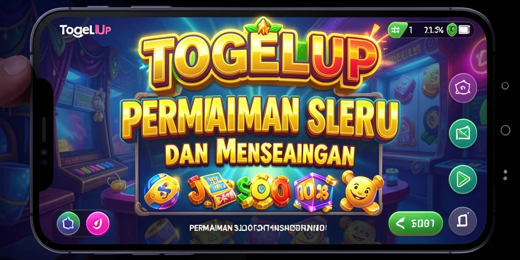 Tampilan menarik dari gameplay TOGELUP yang penuh warna.
