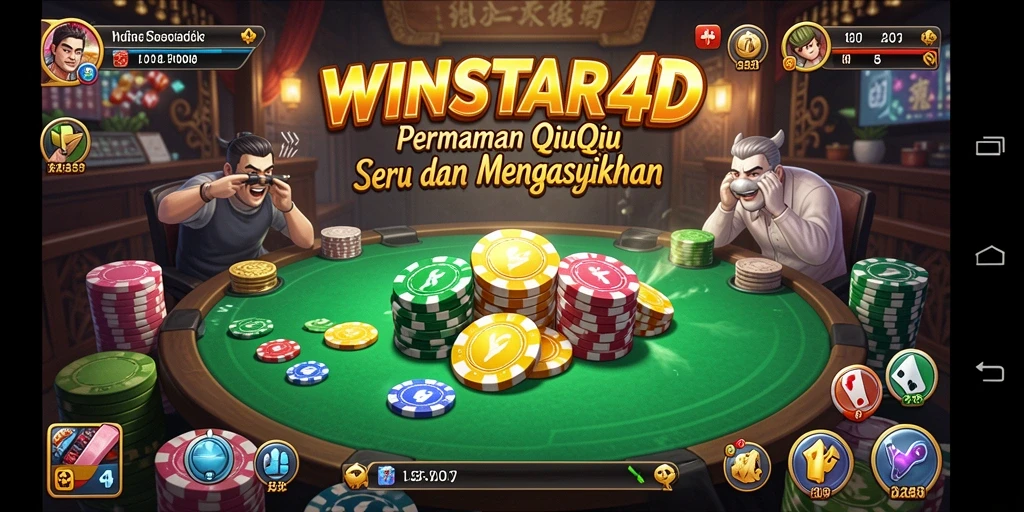 Screenshot gameplay QiuQiu di WINSTAR4D yang penuh aksi.